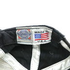 Ebbets Field Flannels Made in USA Black Pinstripe Adjustable Baseball Cap