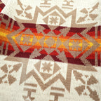 PENDLETON 70年代 USA製 ヴィンテージ 100%バージンウール ニット セーター M ベージュ 白タグ ネイティブ柄