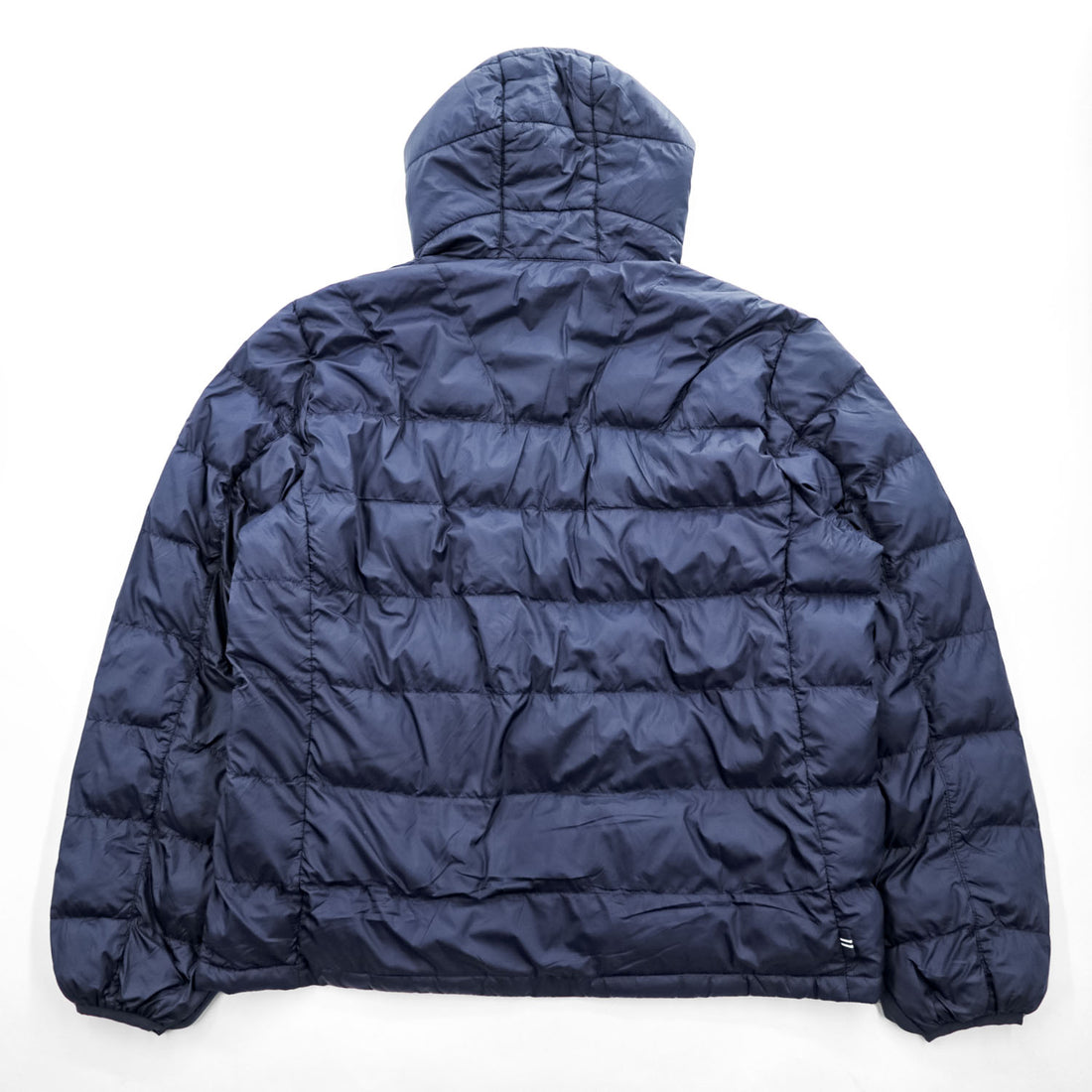NAUTICA ダウンジャケット XL ネイビー 防水 ドローコード フード付き ジップポケット LIGHT WEIGHT