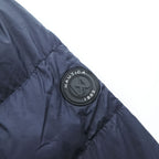 NAUTICA ダウンジャケット XL ネイビー 防水 ドローコード フード付き ジップポケット LIGHT WEIGHT