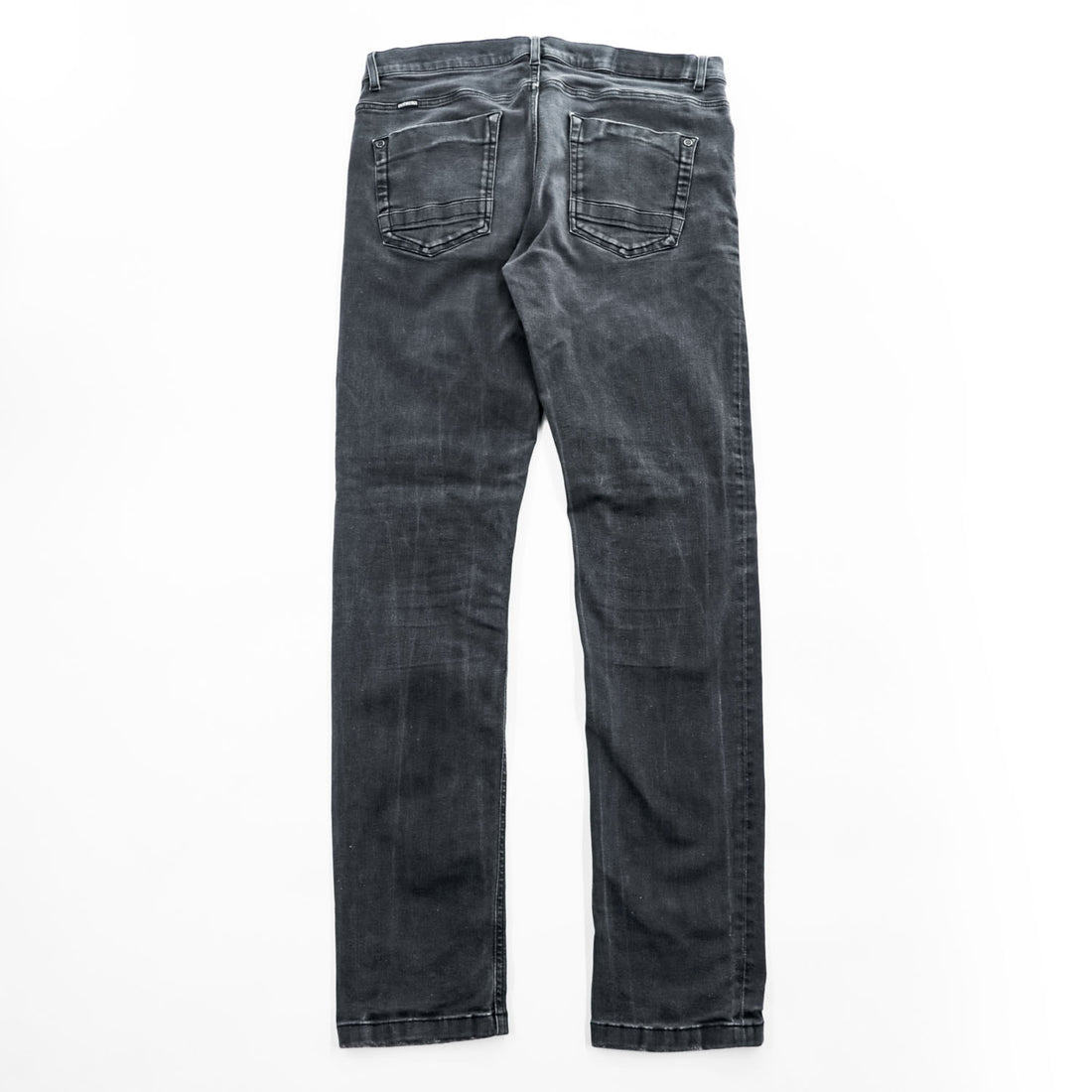 BIKKEMBERGS Slim Fit Black Denim Jeans Size 36 Made in Tunisia