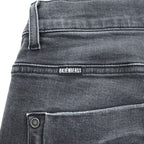 BIKKEMBERGS Slim Fit Black Denim Jeans Size 36 Made in Tunisia