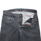 BIKKEMBERGS Slim Fit Black Denim Jeans Size 36 Made in Tunisia