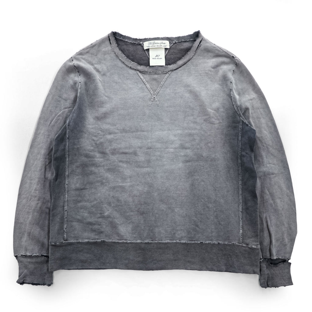REMI RELIEF Made in Japan Vintage Treated Crewneck Sweatshirt Gray L
