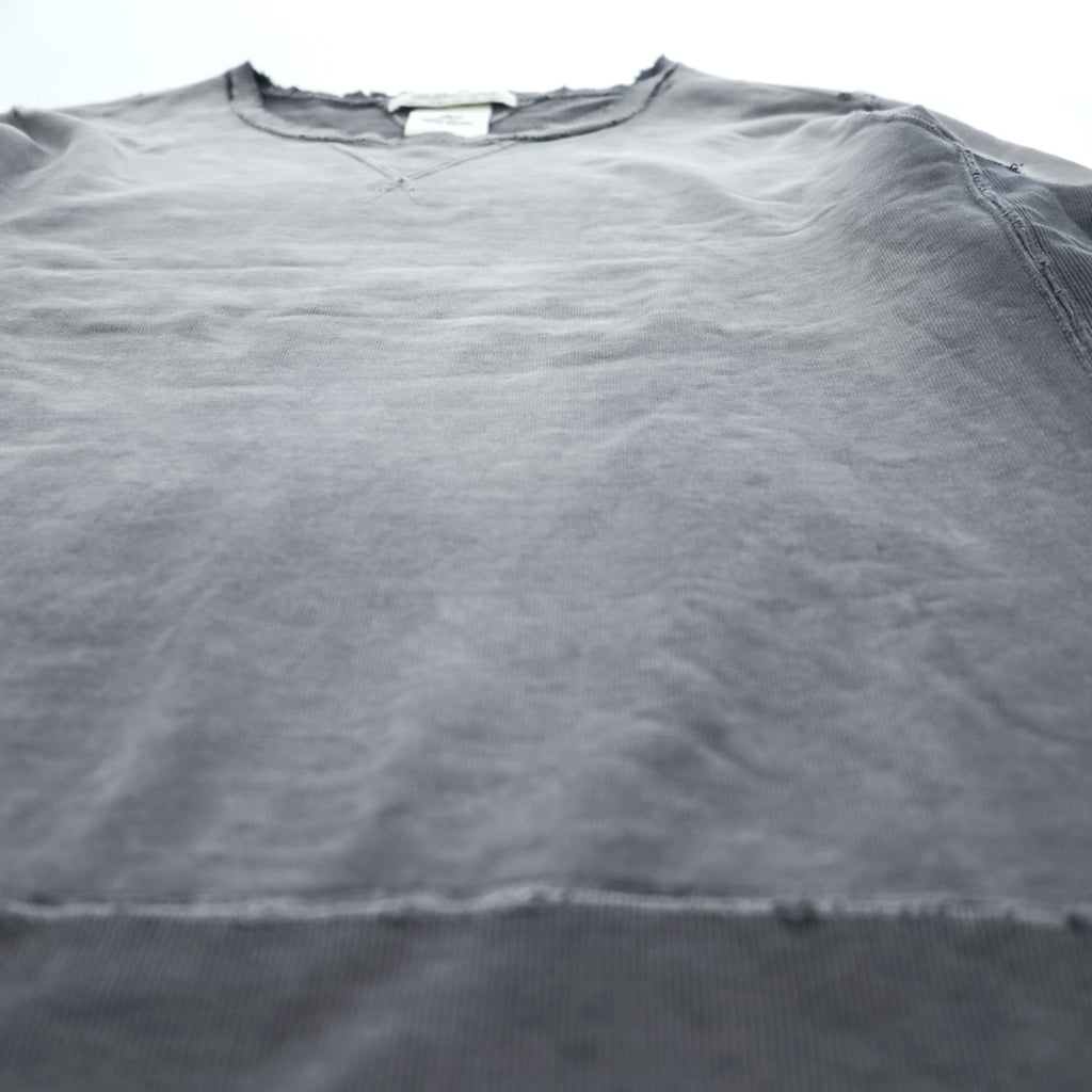 REMI RELIEF Made in Japan Vintage Treated Crewneck Sweatshirt Gray L - photo 10