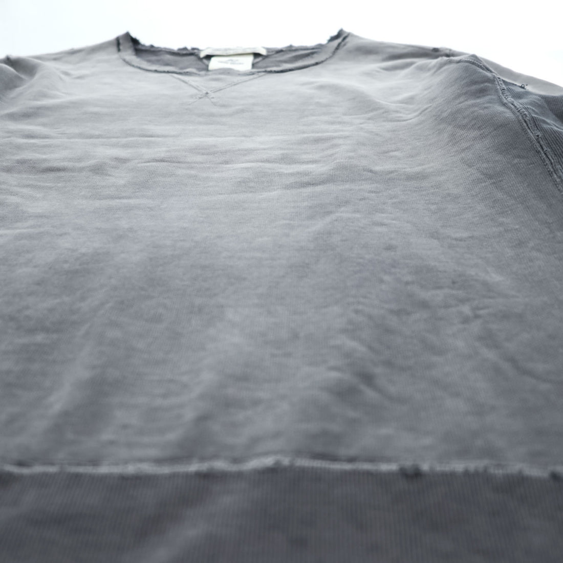 REMI RELIEF Made in Japan Vintage Treated Crewneck Sweatshirt Gray L - photo 10