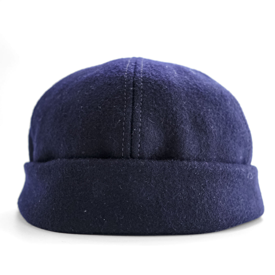 NEW YORK HAT CO. フィッシャーマン ロールキャップ Wool Thug ウールサグ ネイビー ショートワッチ
