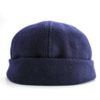 NEW YORK HAT CO. フィッシャーマン ロールキャップ Wool Thug ウールサグ ネイビー ショートワッチ