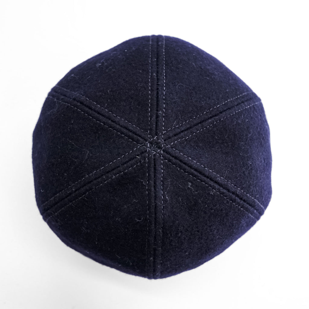 NEW YORK HAT CO. フィッシャーマン ロールキャップ Wool Thug ウールサグ ネイビー ショートワッチ（4枚目）