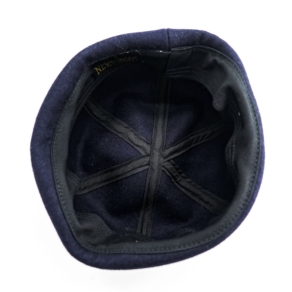 NEW YORK HAT CO. フィッシャーマン ロールキャップ Wool Thug ウールサグ ネイビー ショートワッチ（5枚目）