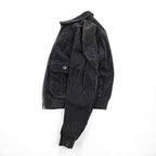 D&G DOLCE&GABBANA Black Corduroy Zip-Up Bomber Jacket Size 48 RB0236/STN03 - photo 4
