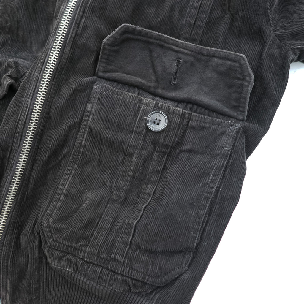 D&G DOLCE&GABBANA Black Corduroy Zip-Up Bomber Jacket Size 48 RB0236/STN03 - photo 10