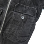 D&G DOLCE&GABBANA Black Corduroy Zip-Up Bomber Jacket Size 48 RB0236/STN03 - photo 10