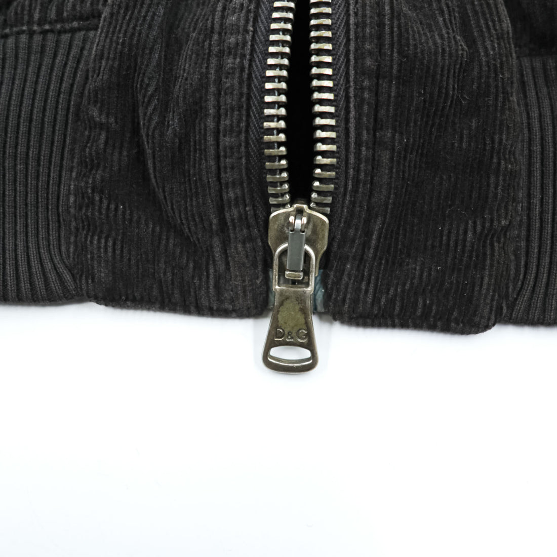 D&G DOLCE&GABBANA Black Corduroy Zip-Up Bomber Jacket Size 48 RB0236/STN03 - photo 11