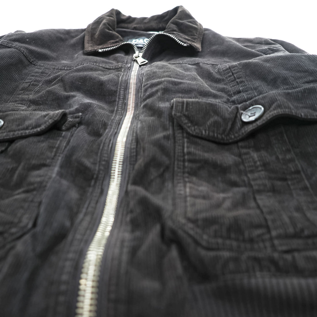 D&G DOLCE&GABBANA Black Corduroy Zip-Up Bomber Jacket Size 48 RB0236/STN03 - photo 12