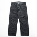 A.PRESSE 2024SS Black Washed Denim Pants – Black, Size 38, Made in Japan