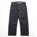A.PRESSE 2024SS Black Washed Denim Pants – Black, Size 38, Made in Japan