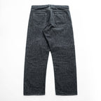 A.PRESSE 2024SS Black Washed Denim Pants – Black, Size 38, Made in Japan - photo 3
