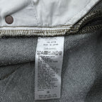 A.PRESSE 2024SS Black Washed Denim Pants – Black, Size 38, Made in Japan - photo 5