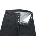A.PRESSE 2024SS Black Washed Denim Pants – Black, Size 38, Made in Japan - photo 9