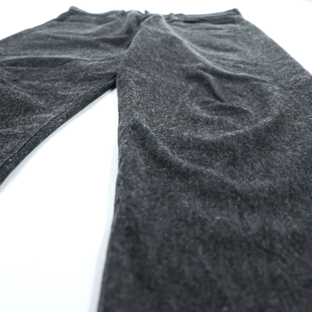 A.PRESSE 2024SS Black Washed Denim Pants – Black, Size 38, Made in Japan - photo 10