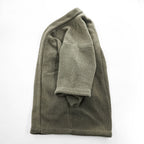 Snow Peak × kimono yamato Japan-Made fleece jacket, Haori size S, Khaki (green), Polartec outdoor kimono YT-21AU002 - photo 3