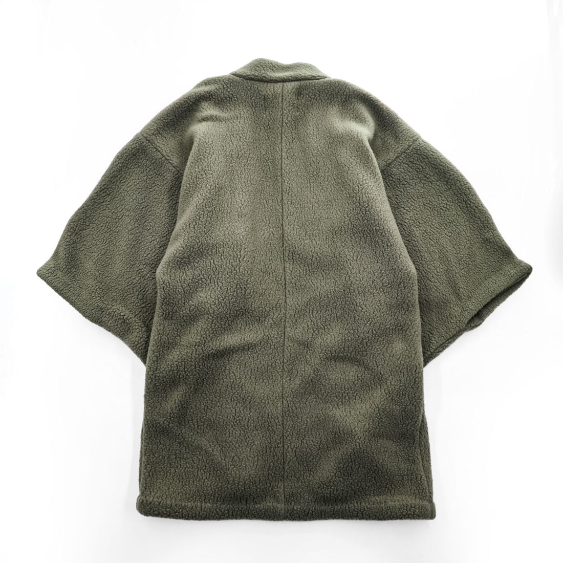 Snow Peak × kimono yamato Japan-Made fleece jacket, Haori size S, Khaki (green), Polartec outdoor kimono YT-21AU002 - photo 4