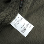 Snow Peak × kimono yamato Japan-Made fleece jacket, Haori size S, Khaki (green), Polartec outdoor kimono YT-21AU002 - photo 6