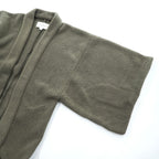Snow Peak × kimono yamato Japan-Made fleece jacket, Haori size S, Khaki (green), Polartec outdoor kimono YT-21AU002 - photo 10