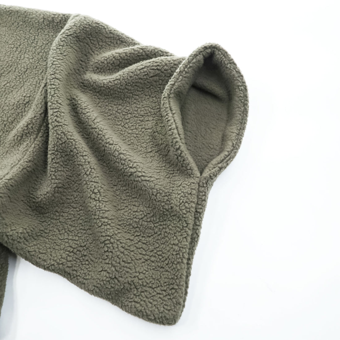 Snow Peak × kimono yamato Japan-Made fleece jacket, Haori size S, Khaki (green), Polartec outdoor kimono YT-21AU002 - photo 11