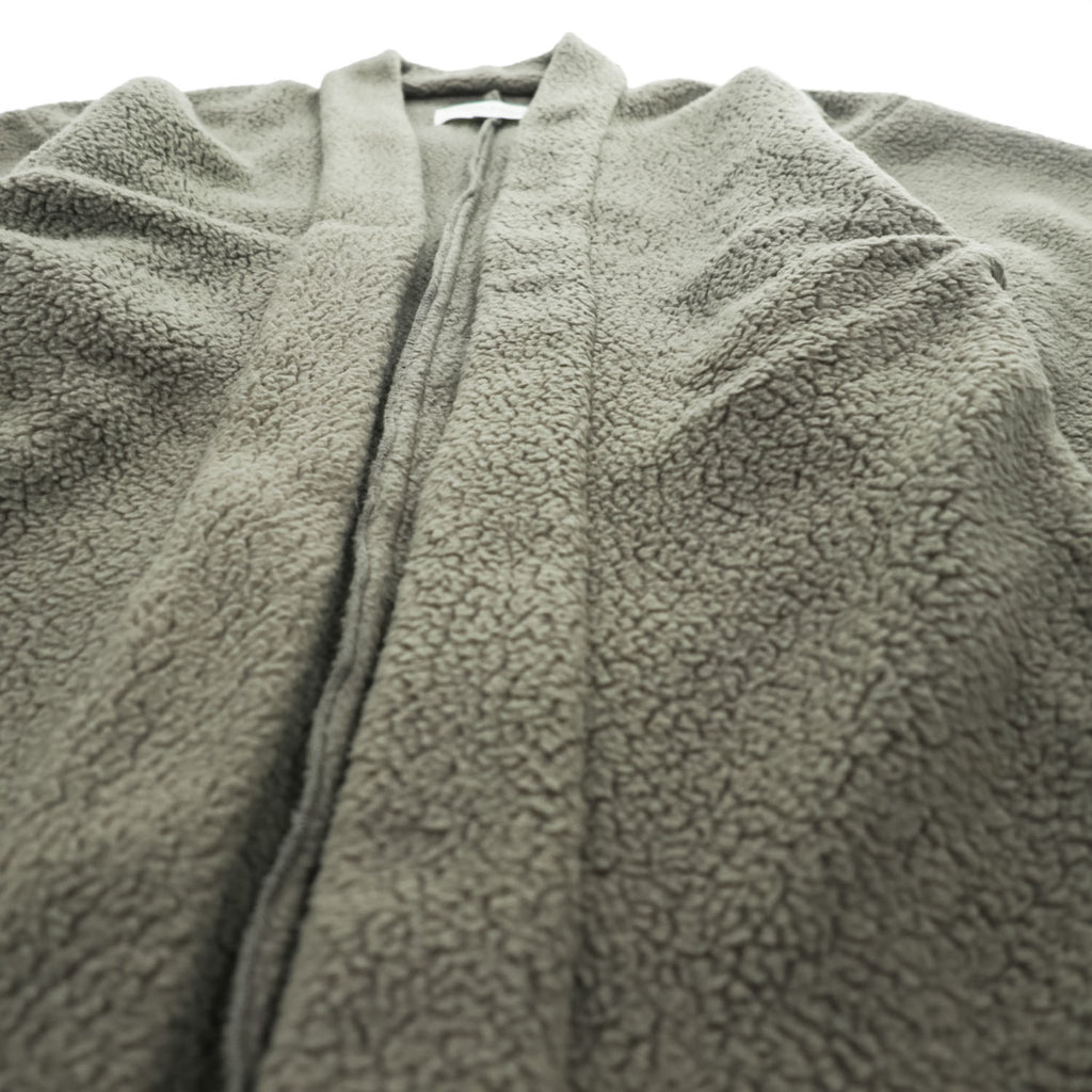 Snow Peak × kimono yamato Japan-Made fleece jacket, Haori size S, Khaki (green), Polartec outdoor kimono YT-21AU002 - photo 12