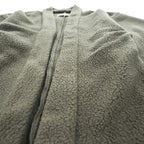 Snow Peak × kimono yamato Japan-Made fleece jacket, Haori size S, Khaki (green), Polartec outdoor kimono YT-21AU002 - photo 12