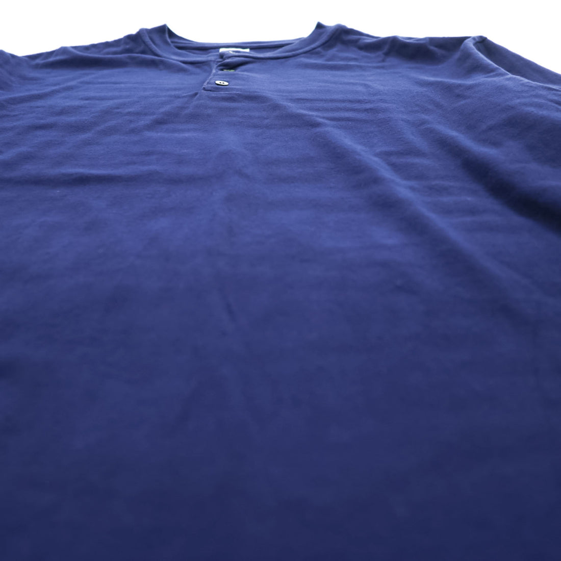 blurhms ROOTSTOCK 日本製 ヘンリーネック 長袖 ロングスリーブ Tシャツ ロンT L ネイビー ブルー（7枚目）