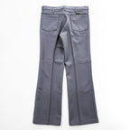 Wrangler ポリエステル ブーツカットパンツ ランチャードレスジーンズ 35×30 グレー フレア センタープレス メキシコ製 B2GY（3枚目）
