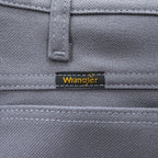 Wrangler ポリエステル ブーツカットパンツ ランチャードレスジーンズ 35×30 グレー フレア センタープレス メキシコ製 B2GY（5枚目）