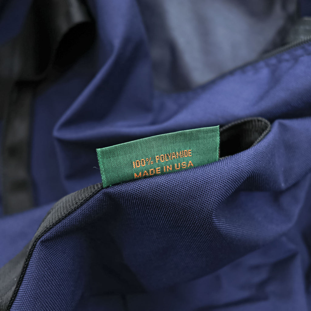 Herve Chapelier 90年代 USA製 ヴィンテージ ドラムバッグ ボストンバッグ 2WAY ネイビー ショルダーストラップ付属