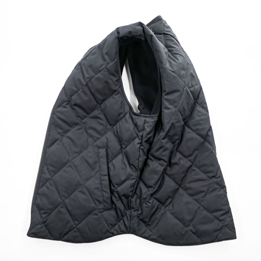 TAION リバーシブル ダウンベスト M ブラック Vネック ジップアップ UNITED ARROWS green label relaxing別注