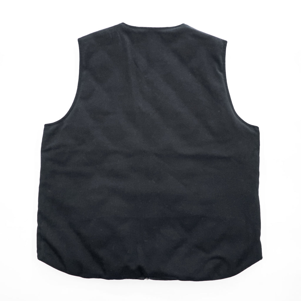 TAION リバーシブル ダウンベスト M ブラック Vネック ジップアップ UNITED ARROWS green label relaxing別注