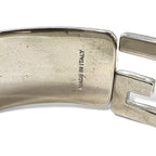 GUCCI G icon logo motif bracelet bangle silver made in Italy