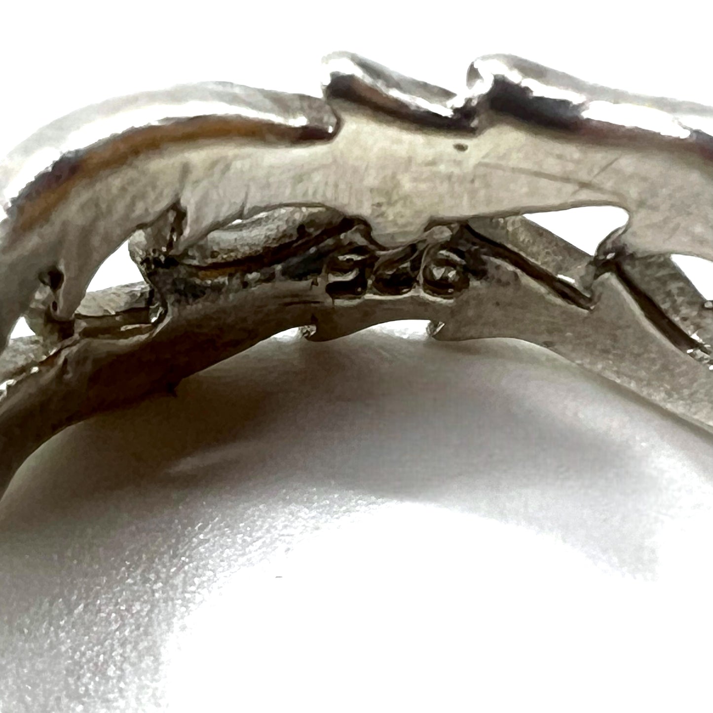 SILVER RING リング 指輪 14号 シルバー 925 トライバルデザイン