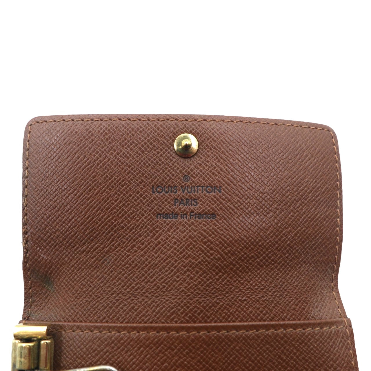 LOUIS VUITTON 6連 キーケース ミュルティクレ6 モノグラム ブラウン M62630 フランス製