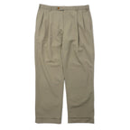 346 BROOKS BROTHERS 2タック ワイド スラックスパンツ 36 ベージュ ウール MADISON FIT - 日本然リトテ