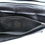 CHANEL Seburga Caviar Skin Long Wallet Black Leather Coco Mark A68706 Made in France