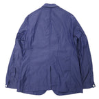 417 EDIFICE 2B テーラードジャケット L ブルー コットン 15 - 010 - 312 - 3006 未使用品 - 日本然リトテ