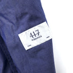 417 EDIFICE 2B テーラードジャケット L ブルー コットン 15 - 010 - 312 - 3006 未使用品 - 日本然リトテ