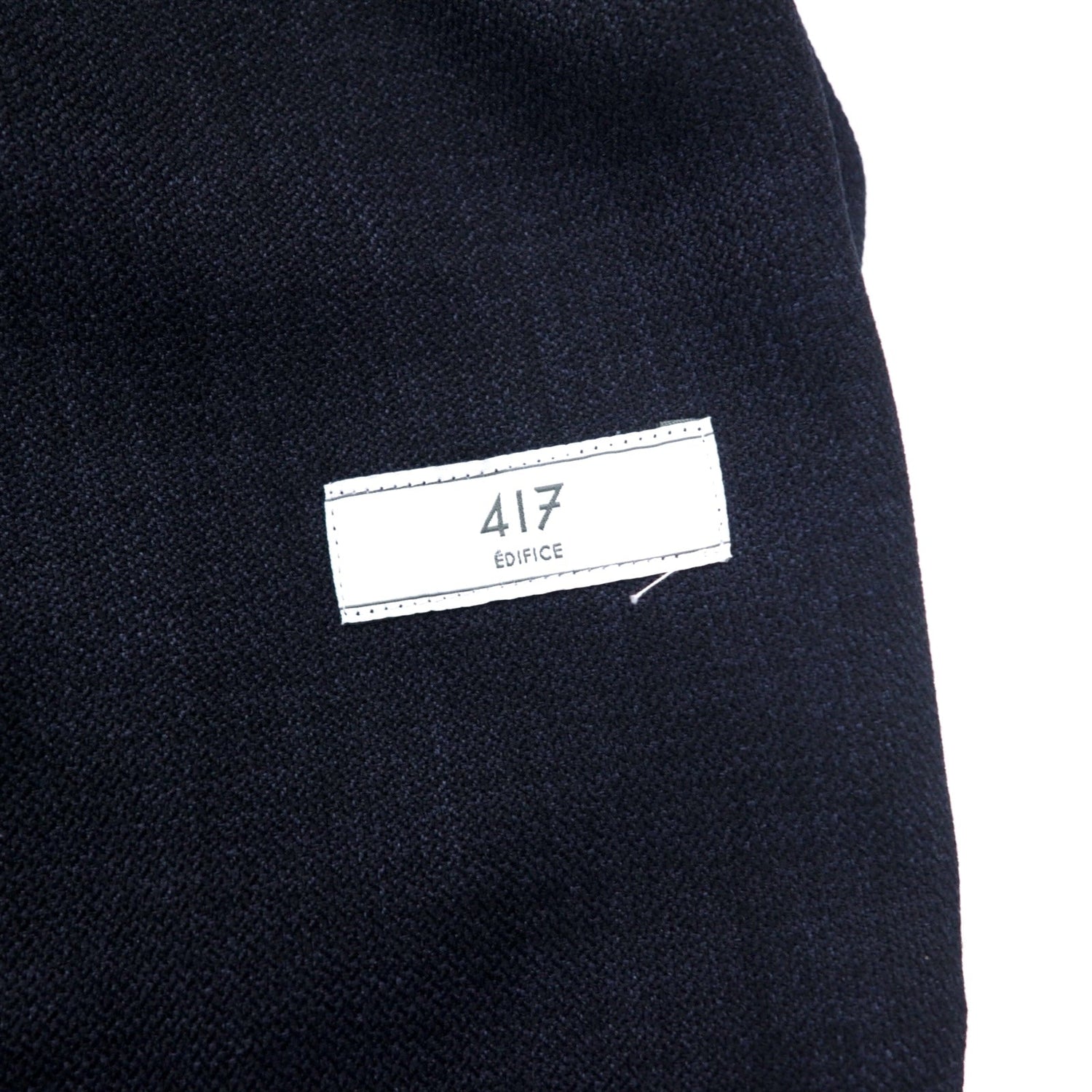 417 EDIFICE ヘリンボーン イージー スーツ セットアップ L