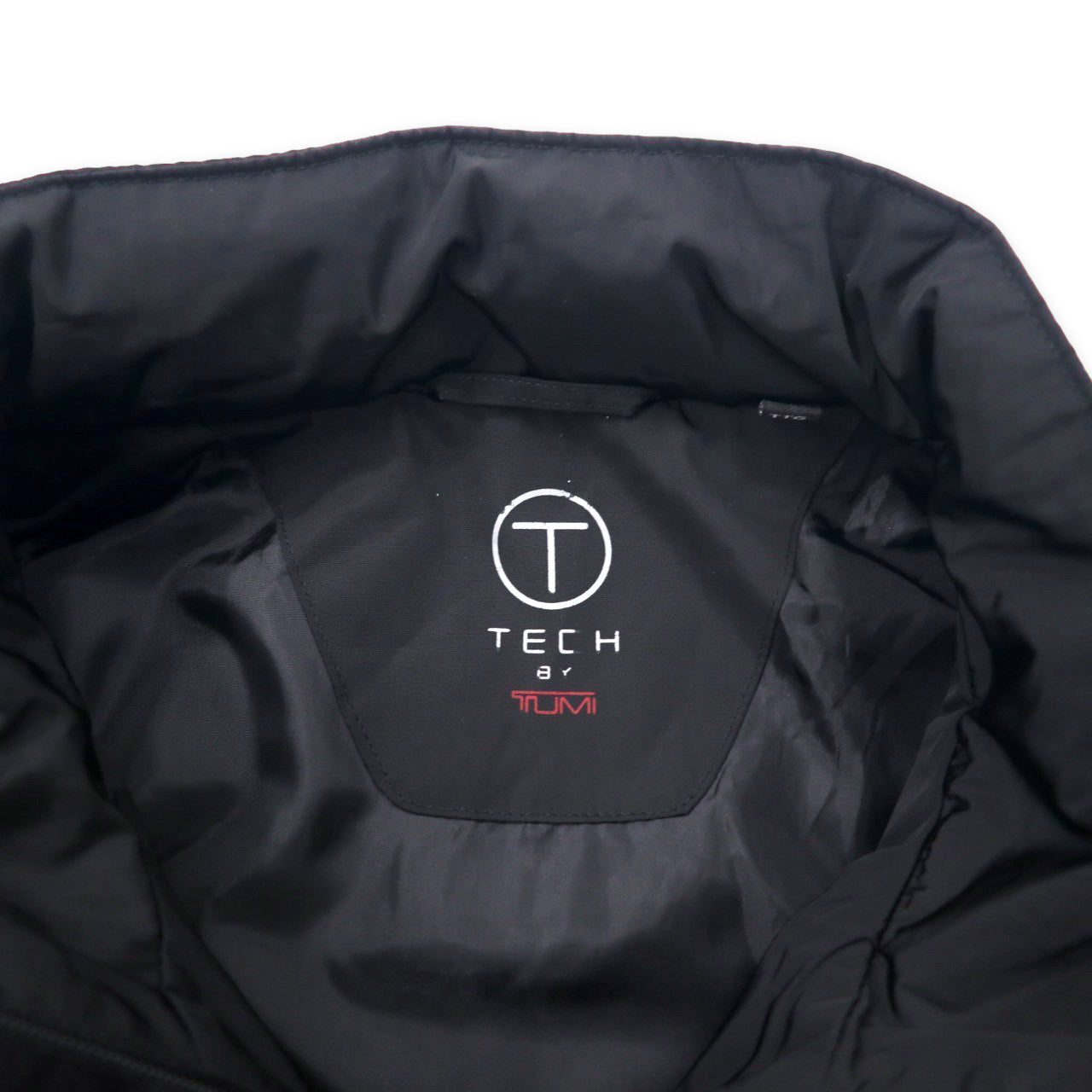 T-Tech by TUMI シェルジャケット 2XL ブラック ポリエステル 軽量撥水 止水ジップ フード収納式 5T-2002PM