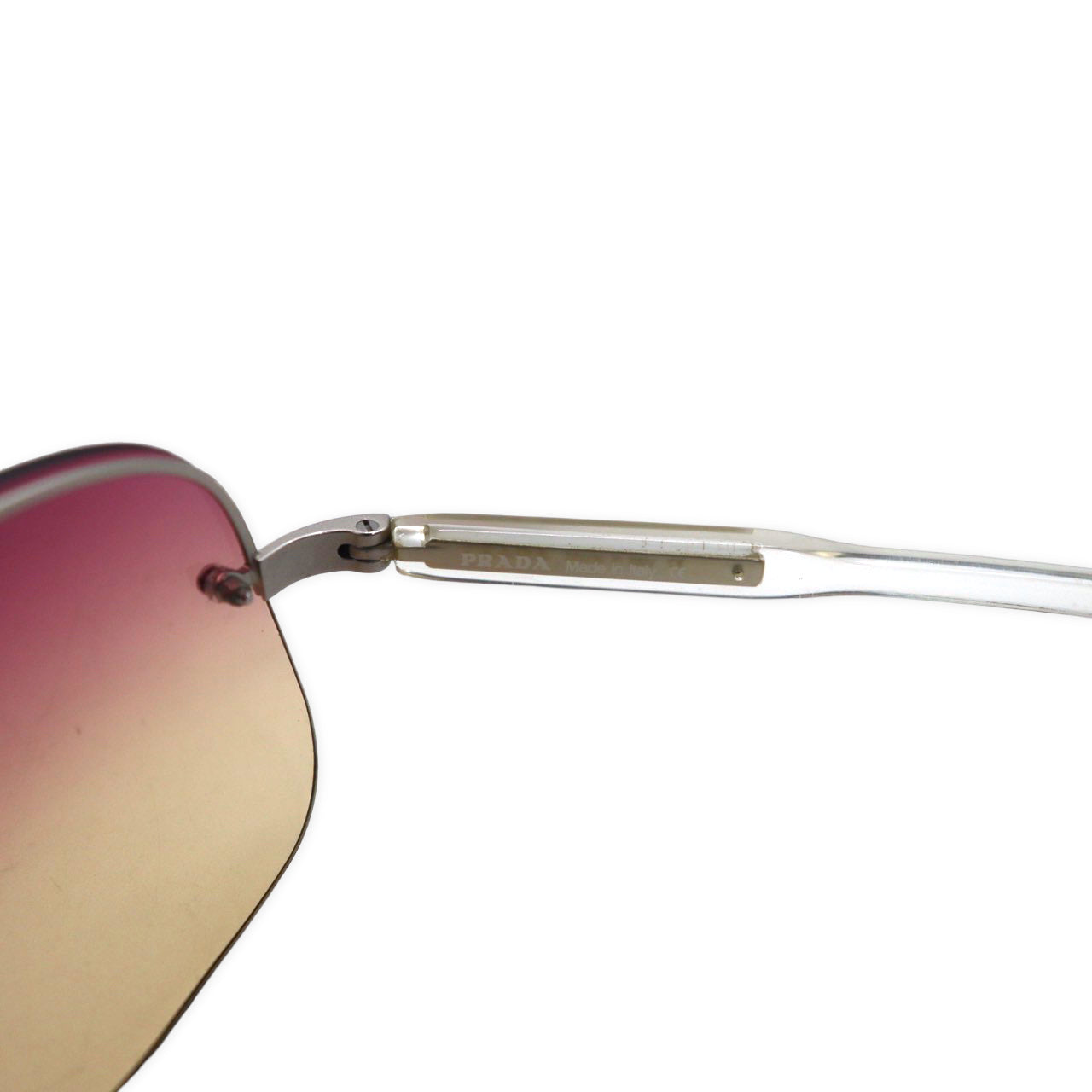 PRADA Sunglasses Tear Drop Metal Clear Gradation SPR61C 2AC-1L1 