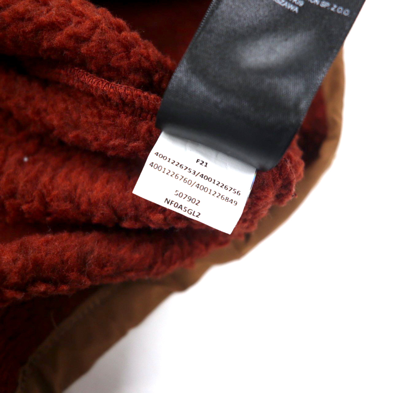 THE NORTH FACE ハーフジップ フリースジャケット XL レッド ポリエステル ビッグサイズ