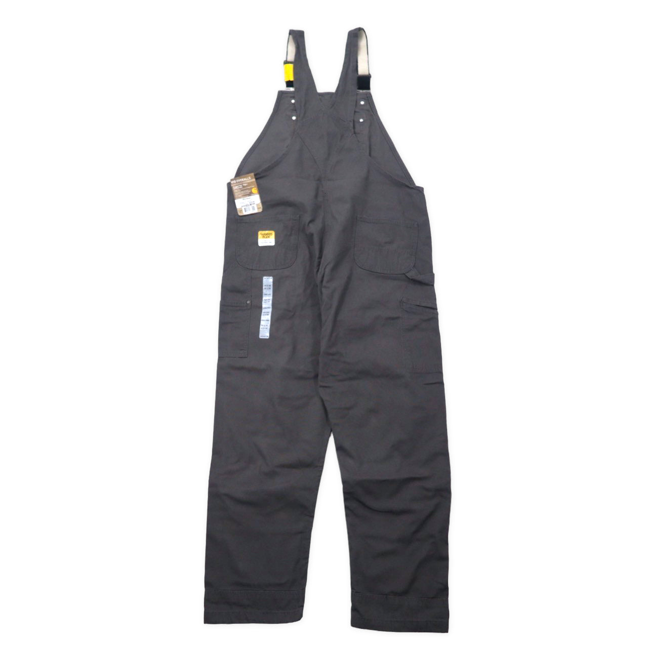 CARHARTT Double Ney Vib Overall 44 Gray Cotton Rugged Flex Rigby 